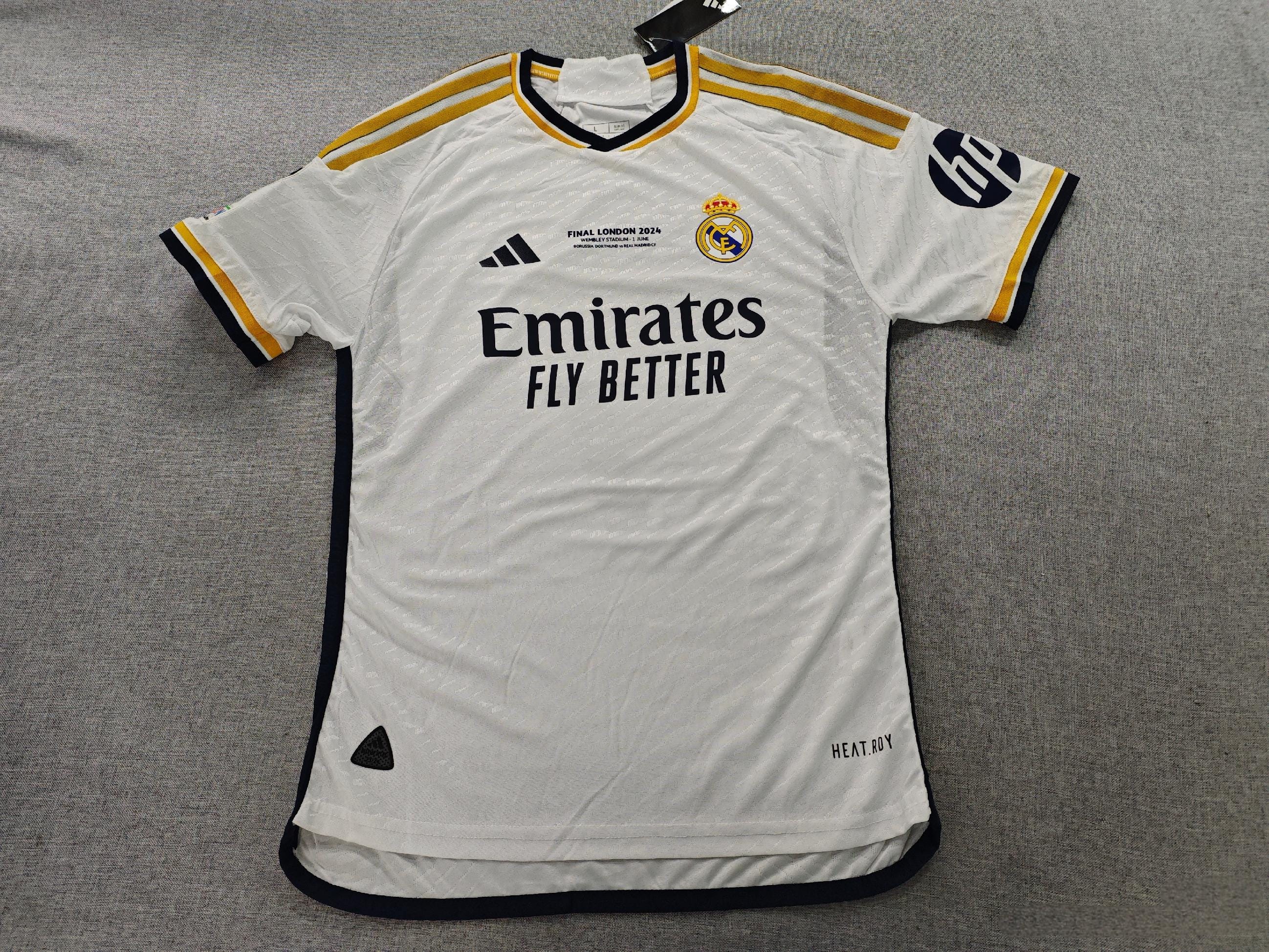 Vinícius Júnior SIGNED - Real Madrid 23/24 Home Jersey/Shirt - PRINTED AUTOGRAPH