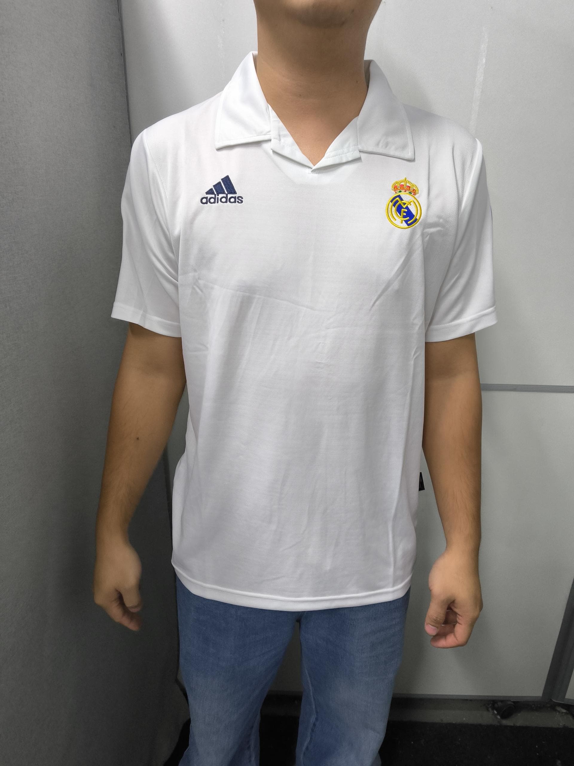 Zinedine Zidane SIGNED - Real Madrid 02/03 Home Jersey/Shirt - PRINTED AUTOGRAPH