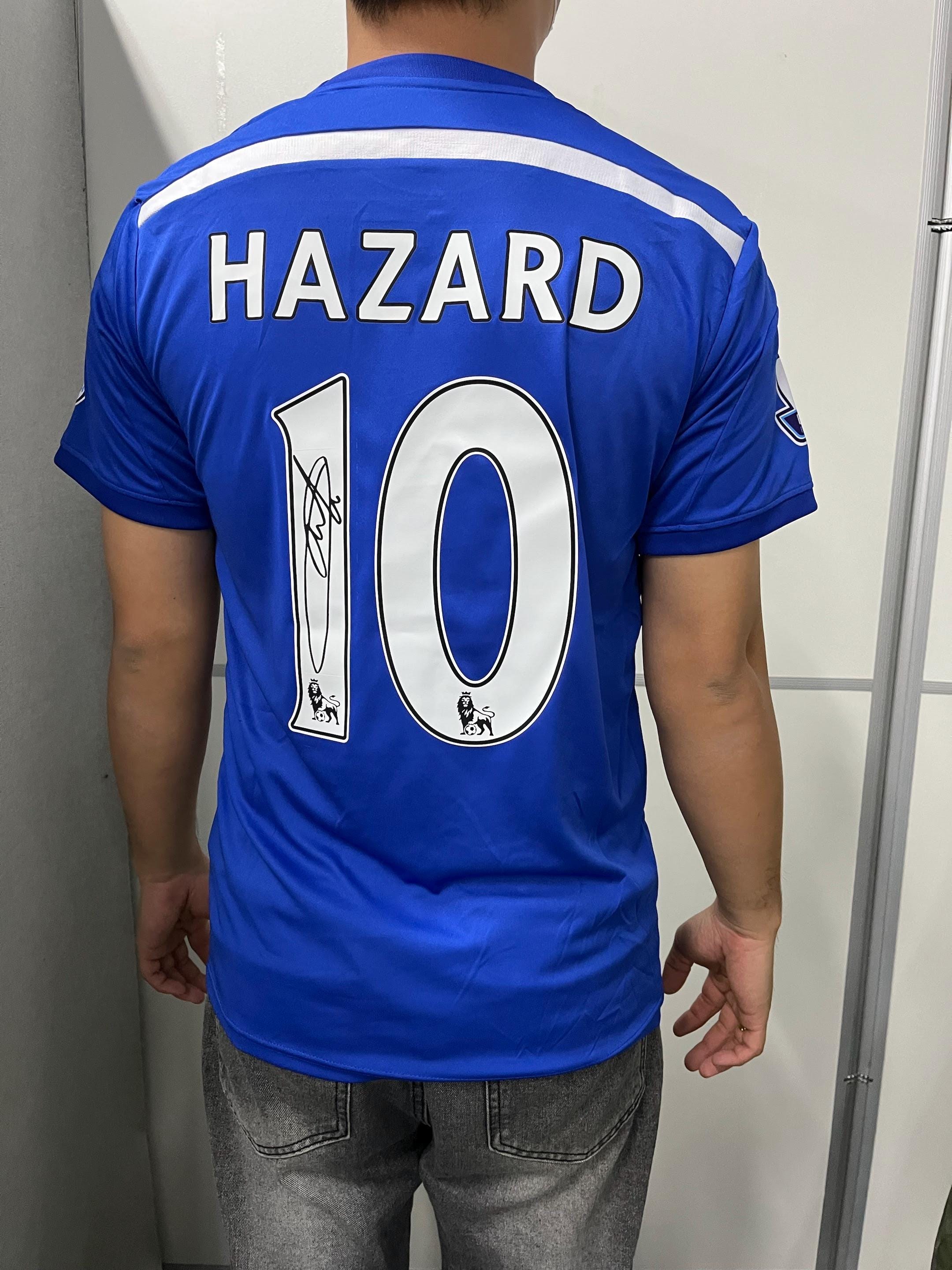 Eden Hazard SIGNED - Chelsea 14/15 Home Jersey/Shirt - PRINTED AUTOGRAPH