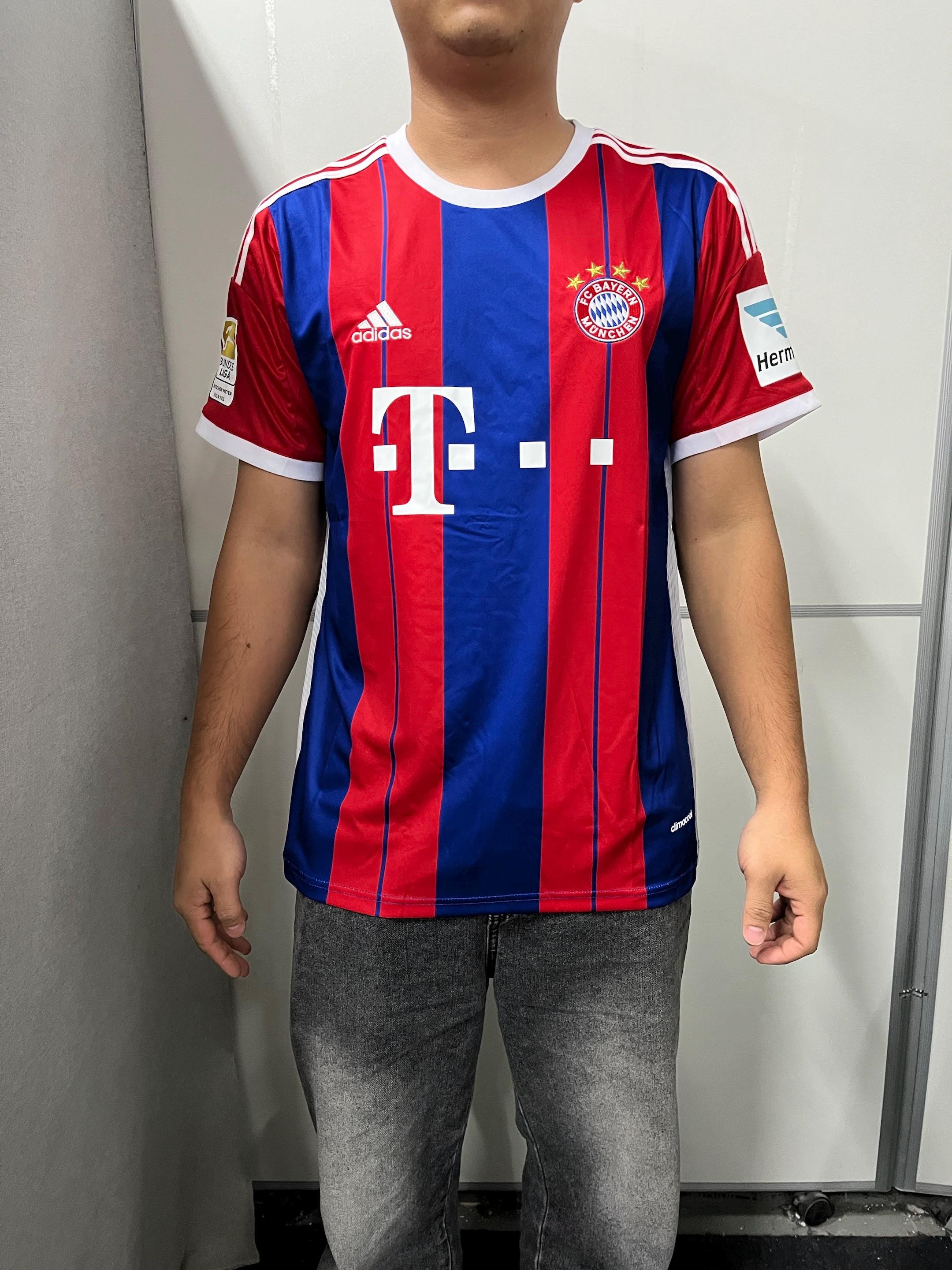 Lewandowski SIGNED - Bayern Munich 14/15 Home Jersey/Shirt - PRINTED AUTOGRAPH