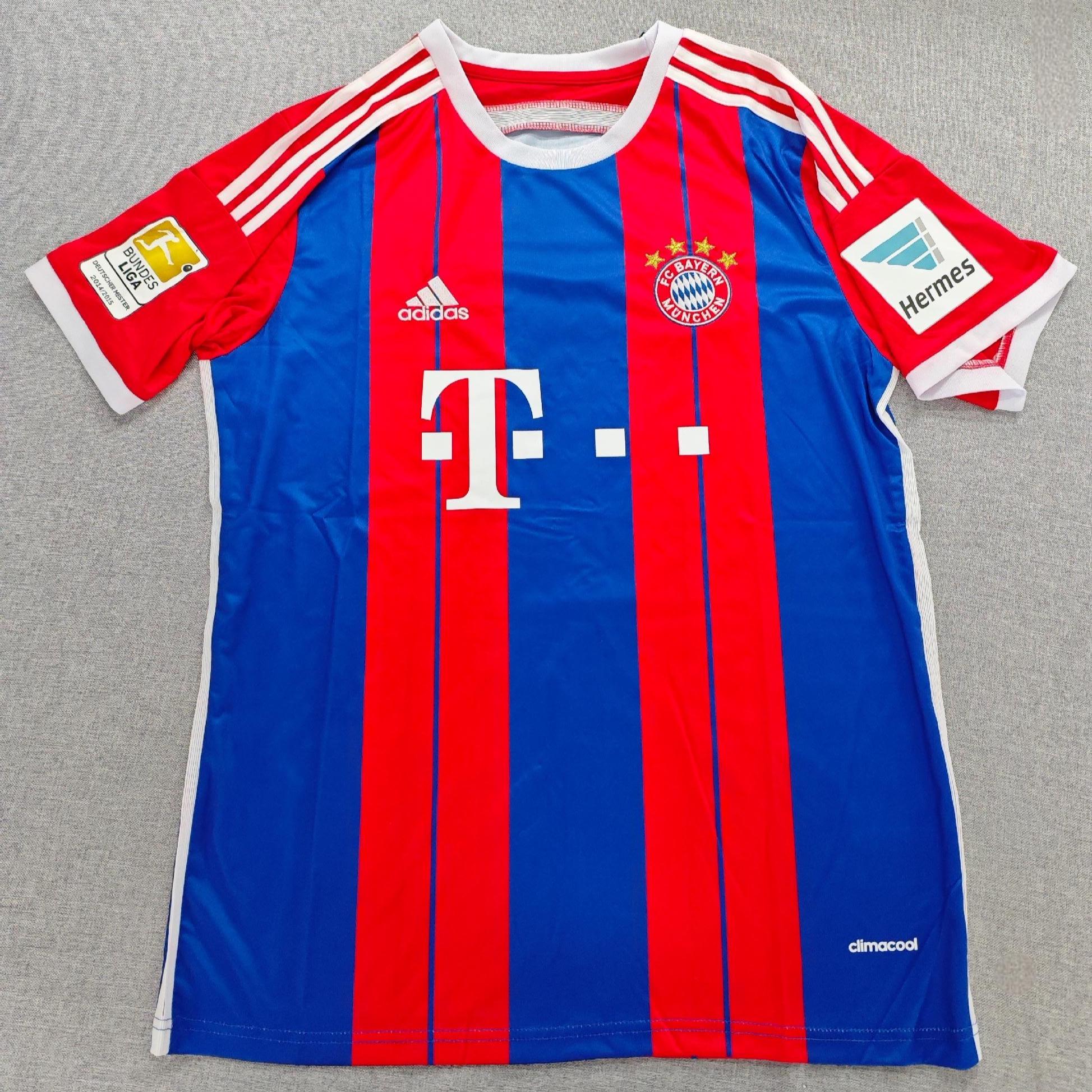 Lewandowski SIGNED - Bayern Munich 14/15 Home Jersey/Shirt - PRINTED AUTOGRAPH