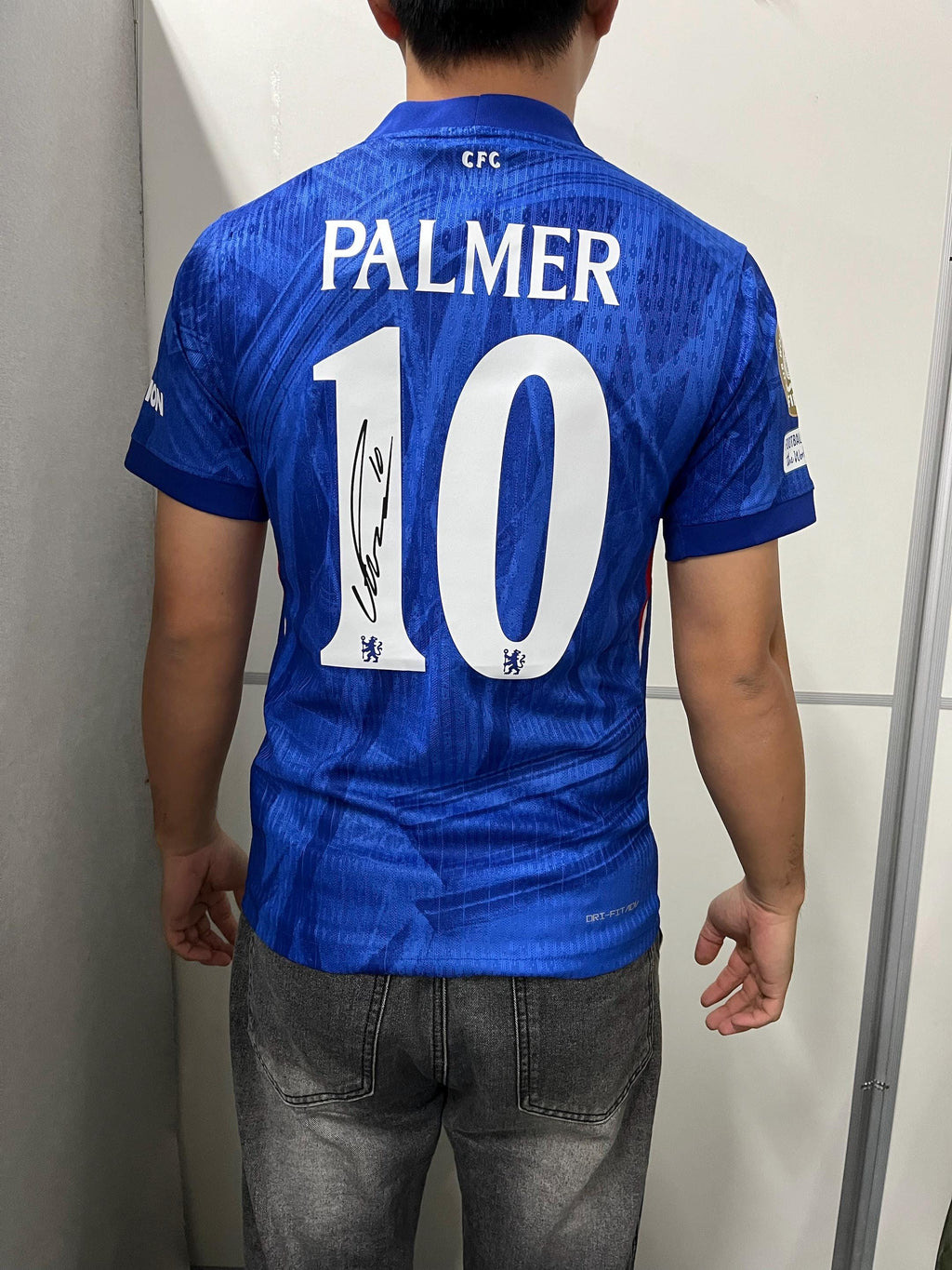 Cole Palmer Signed - Chelsea 2025 C* World Cup Jersey/Shirt - Printed Autograph