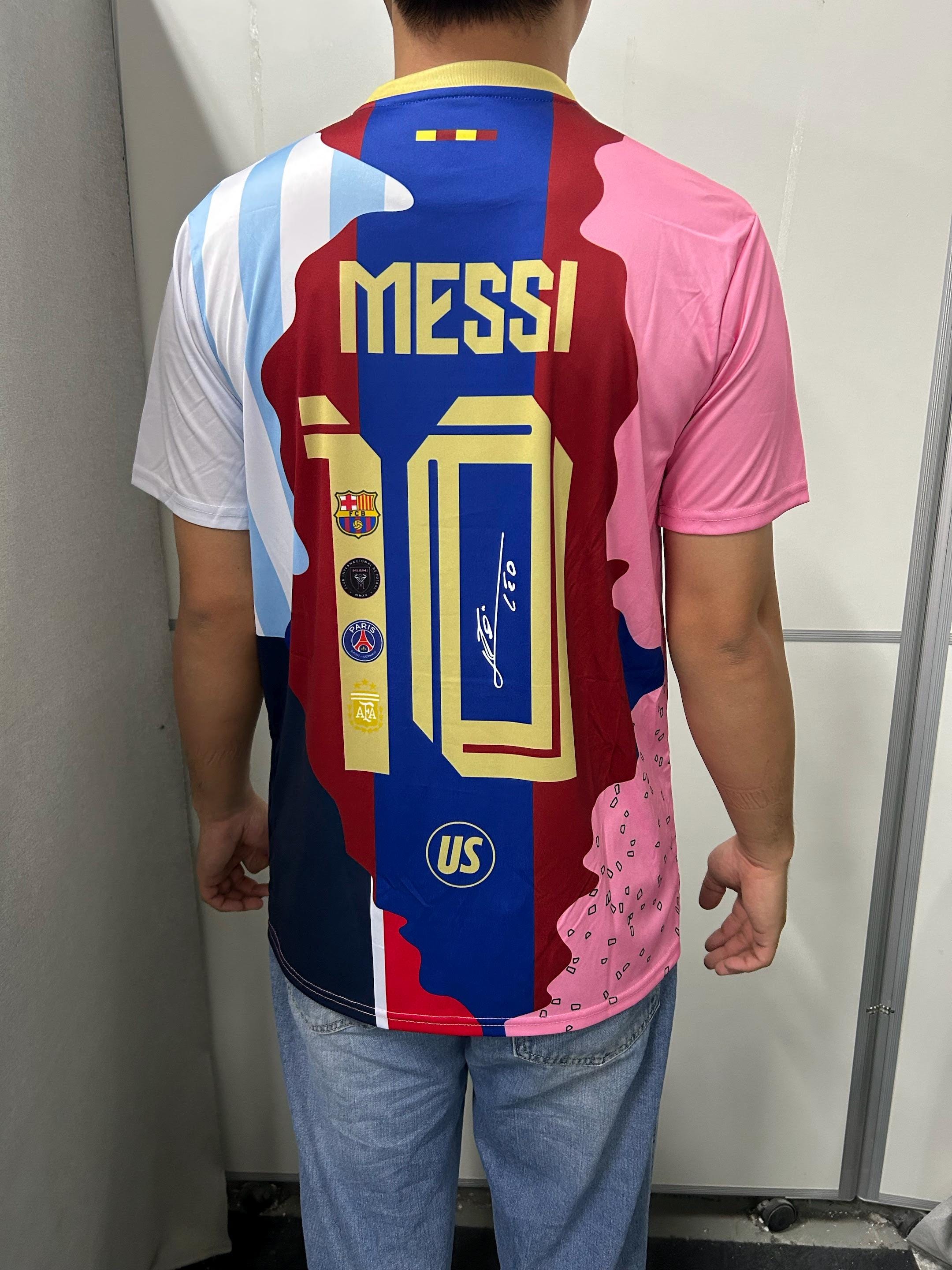 Lionel Messi SIGNED - Career Journey 2025 Home Jersey/Shirt - PRINTED AUTOGRAPH