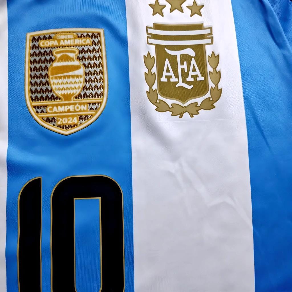 Messi SIGNED - Argentina Copa America 2024 Home Jersey/Shirt - PRINTED AUTOGRAPH