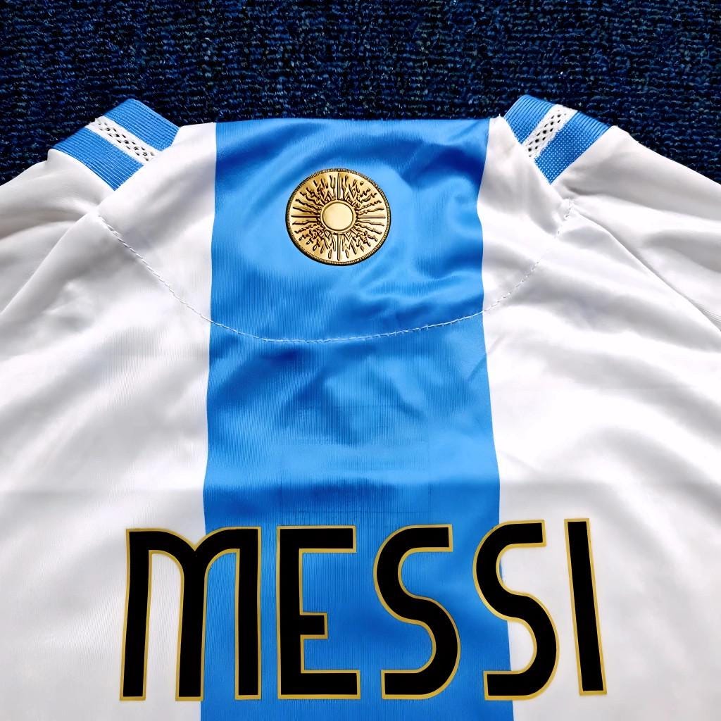 Messi SIGNED - Argentina Copa America 2024 Home Jersey/Shirt - PRINTED AUTOGRAPH