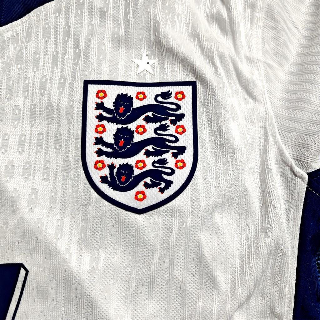 Cole Palmer SIGNED - England Euro 2024 Home Jersey/Shirt - PRINTED AUTOGRAPH