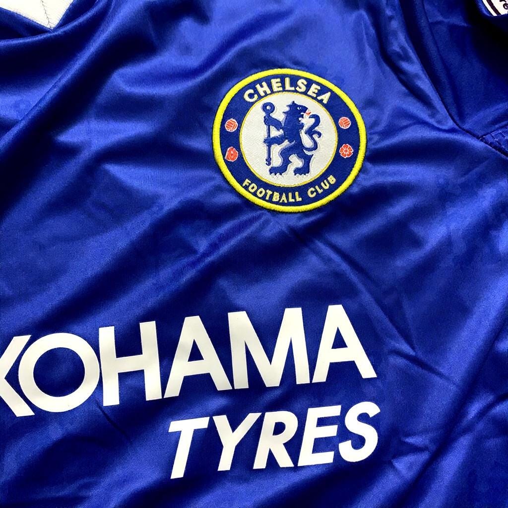 Eden Hazard SIGNED - Chelsea 16/17 Home Jersey/Shirt - PRINTED AUTOGRAPH