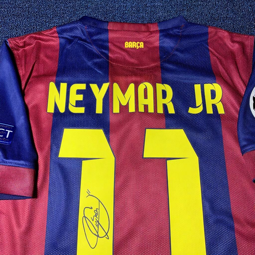 Neymar Jr SIGNED - Barcelona 14/15 Home Jersey/Shirt - PRINTED AUTOGRAPH