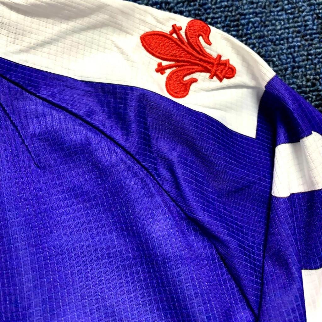 G. Batistuta Signed - Fiorentina 98/99 Home Jersey/Shirt - Printed Autograph