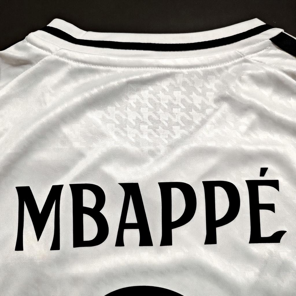 Kylian Mbappé SIGNED - Real Madrid 24/25 Home Jersey/Shirt - PRINTED AUTOGRAPH