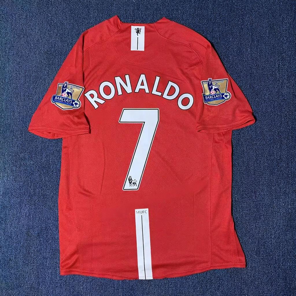 C. Ronaldo Signed - Manchester Un. 07/08 Home Jersey/Shirt - Printed Autograph
