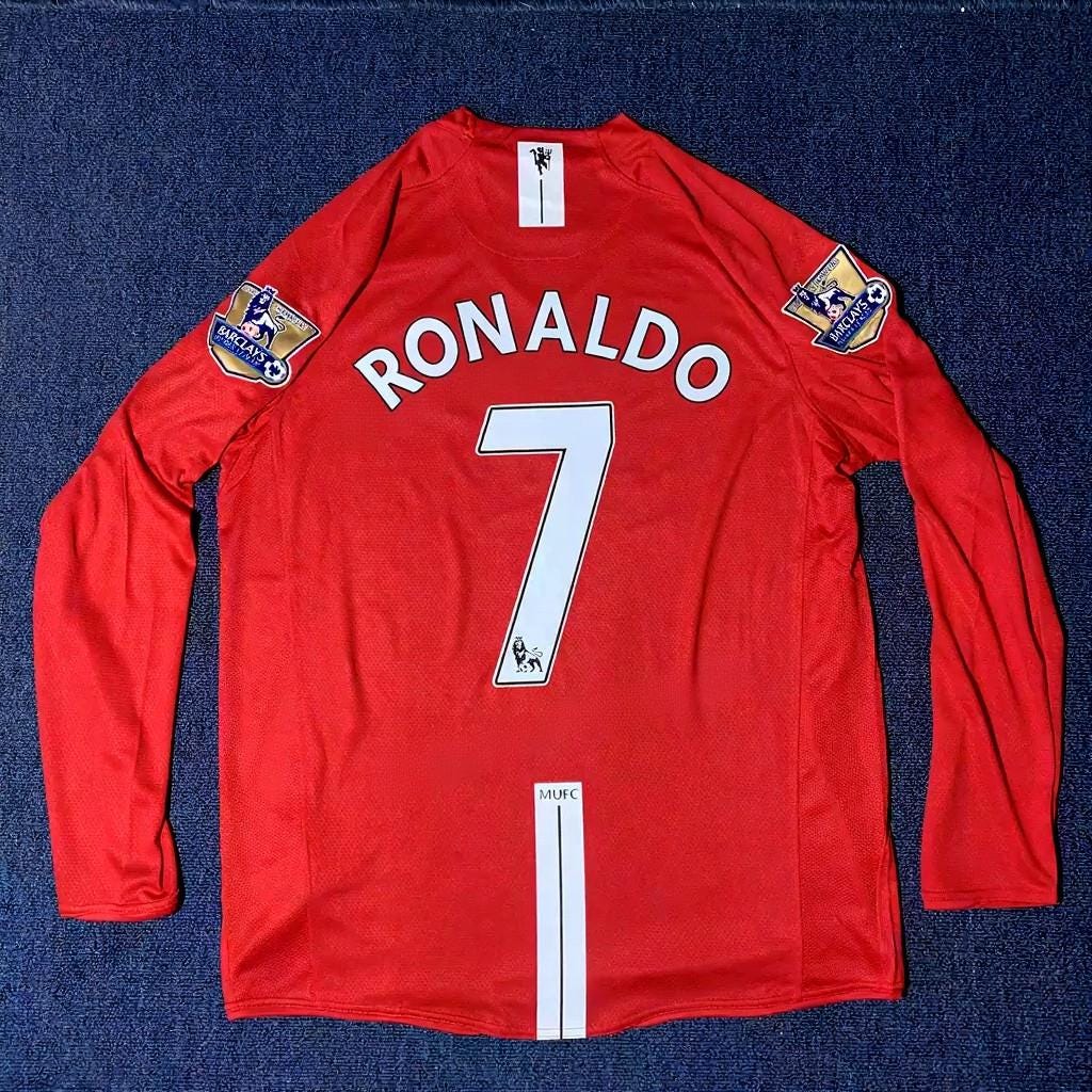 C. Ronaldo Signed - Manchester Un. 07/08 Home Jersey/Shirt - Printed Autograph