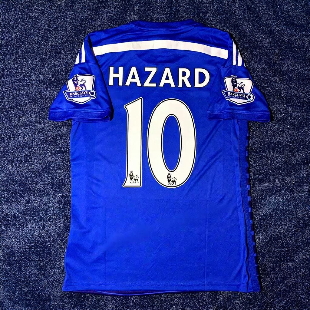Eden Hazard SIGNED - Chelsea 14/15 Home Jersey/Shirt - PRINTED AUTOGRAPH