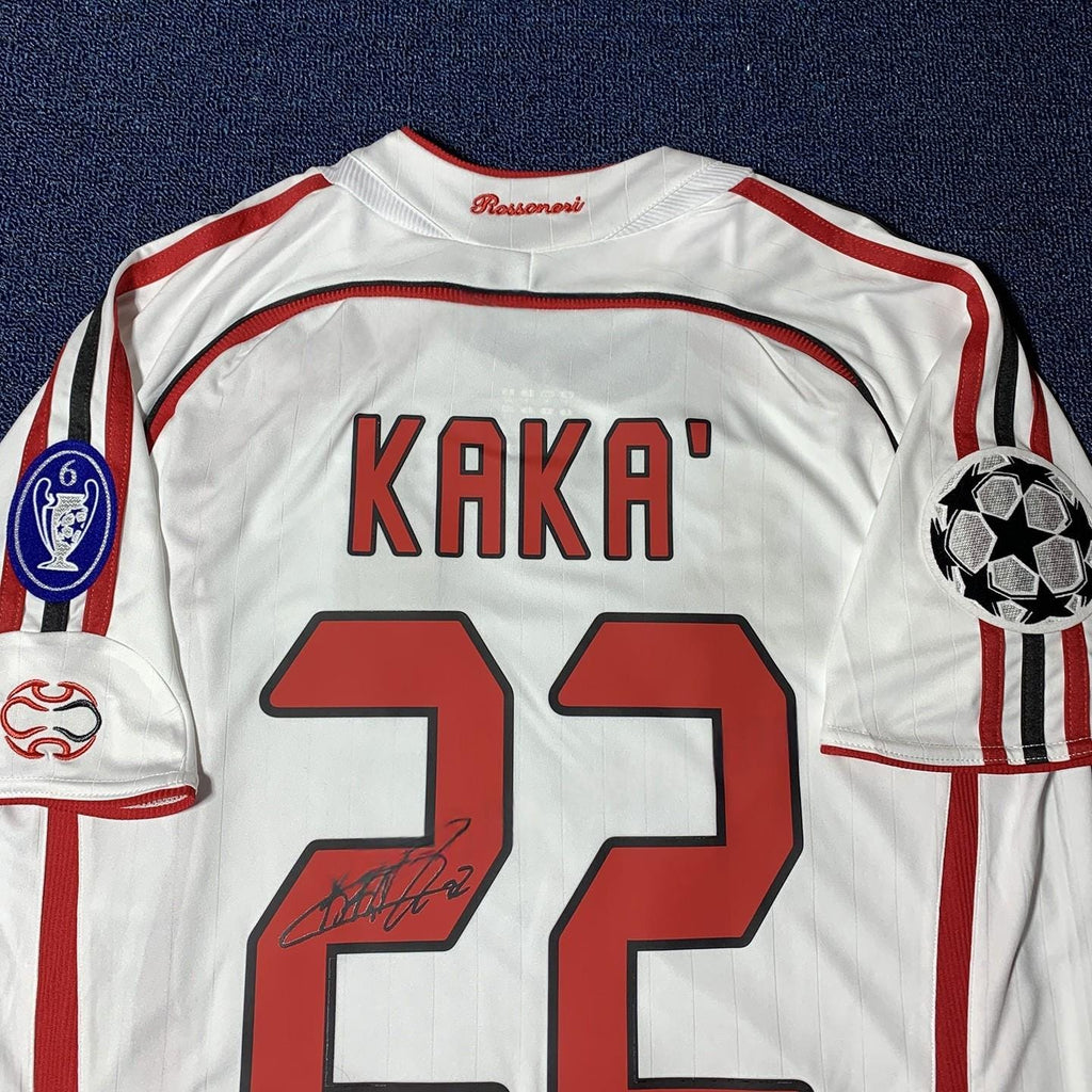 Kaká Signed - Ac Milan 06/07 Away Jersey/Shirt - Printed Autograph