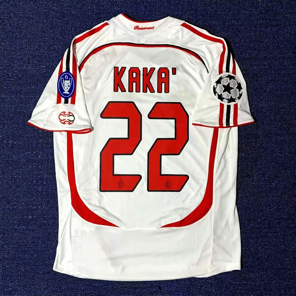 Kaká Signed - Ac Milan 06/07 Away Jersey/Shirt - Printed Autograph