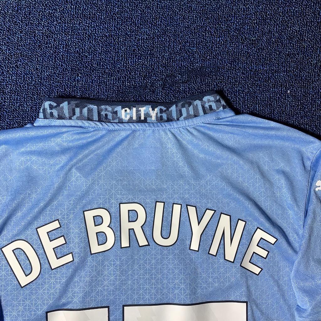 De Bruyne SIGNED - Manchester City 24/25 Home Jersey/Shirt - PRINTED AUTOGRAPH