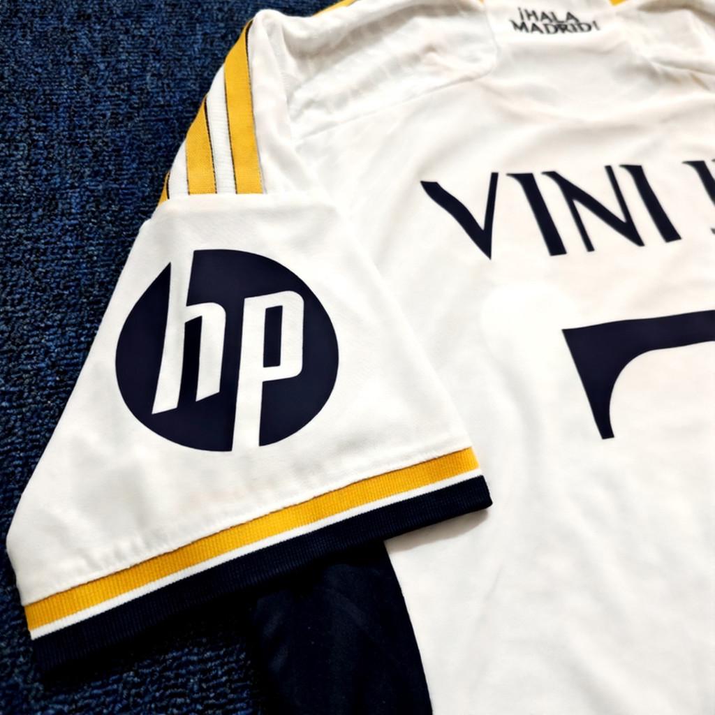 Vinícius Júnior SIGNED - Real Madrid 23/24 Home Jersey/Shirt - PRINTED AUTOGRAPH