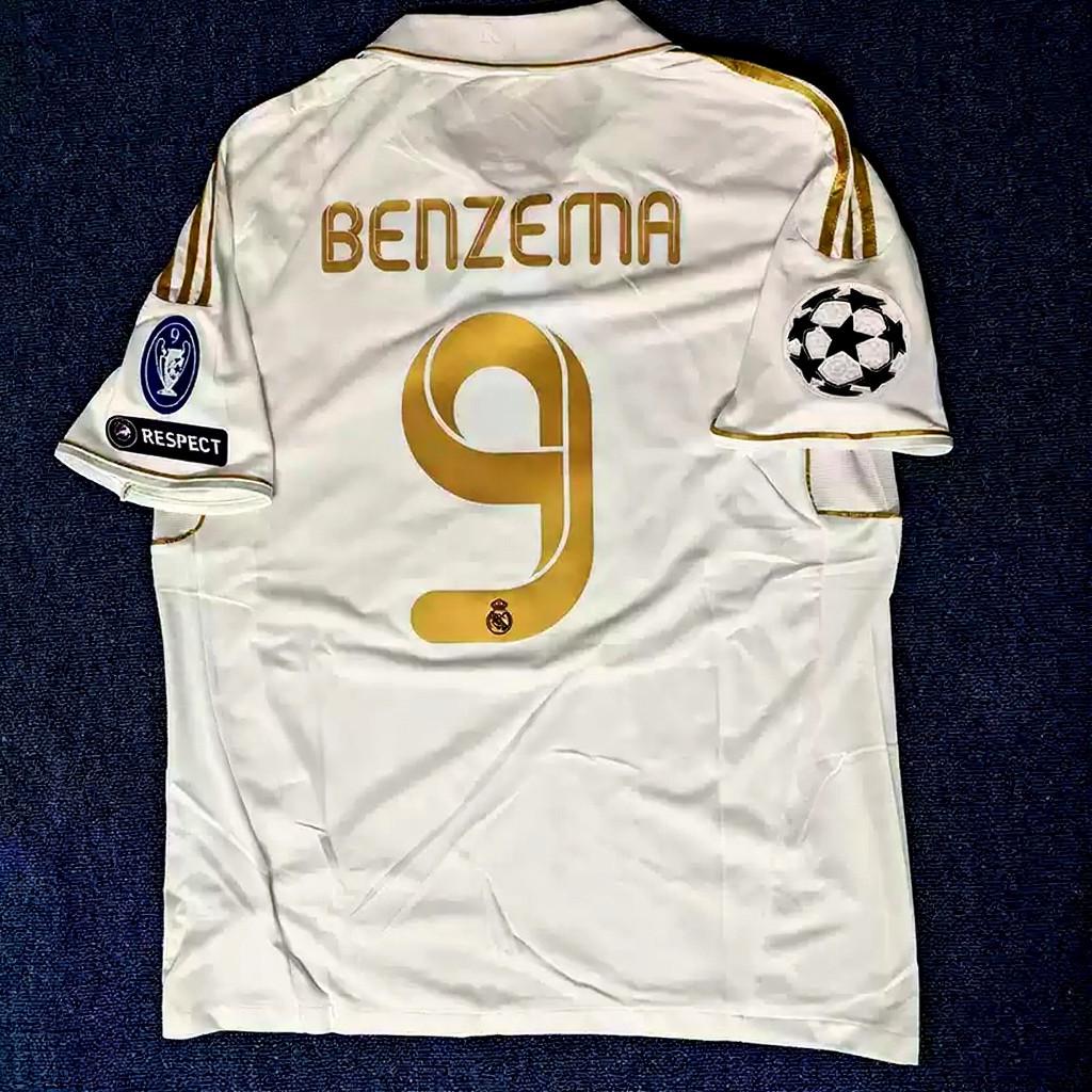 Karim Benzema SIGNED - Real Madrid 11/12 Home Jersey/Shirt - PRINTED AUTOGRAPH