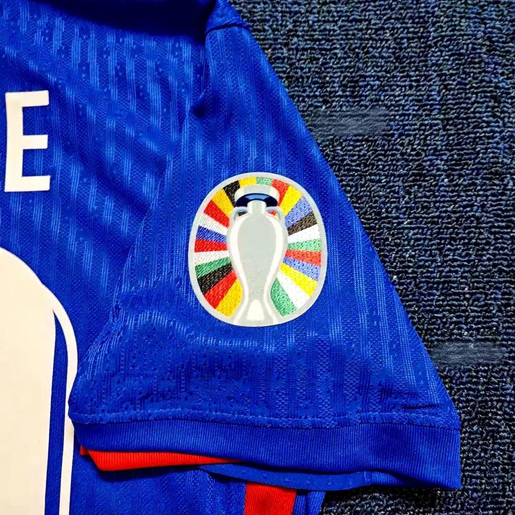 Kylian Mbappé SIGNED - France Euro 2024 Home Jersey/Shirt - PRINTED AUTOGRAPH