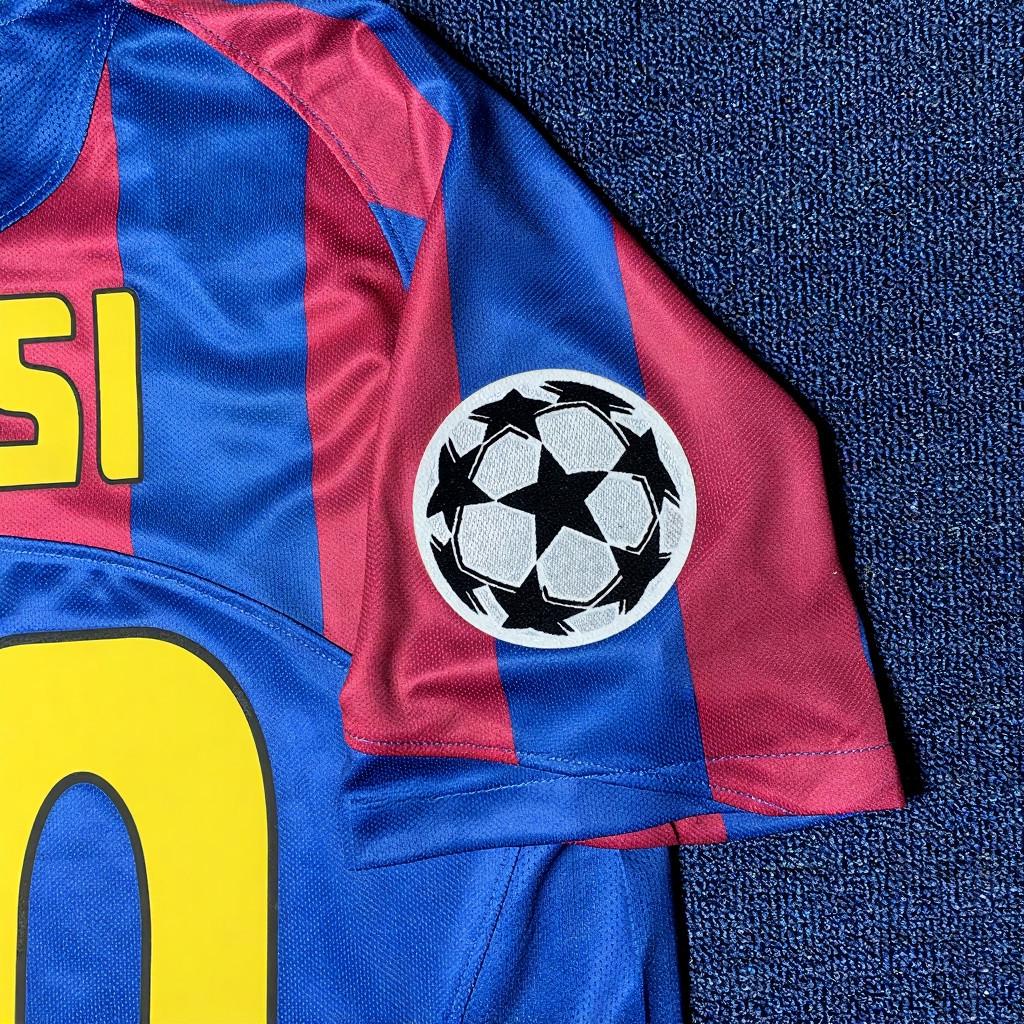 L. Messi Signed - Barcelona 05/06 Retro Home Jersey/Shirt - Printed Autograph