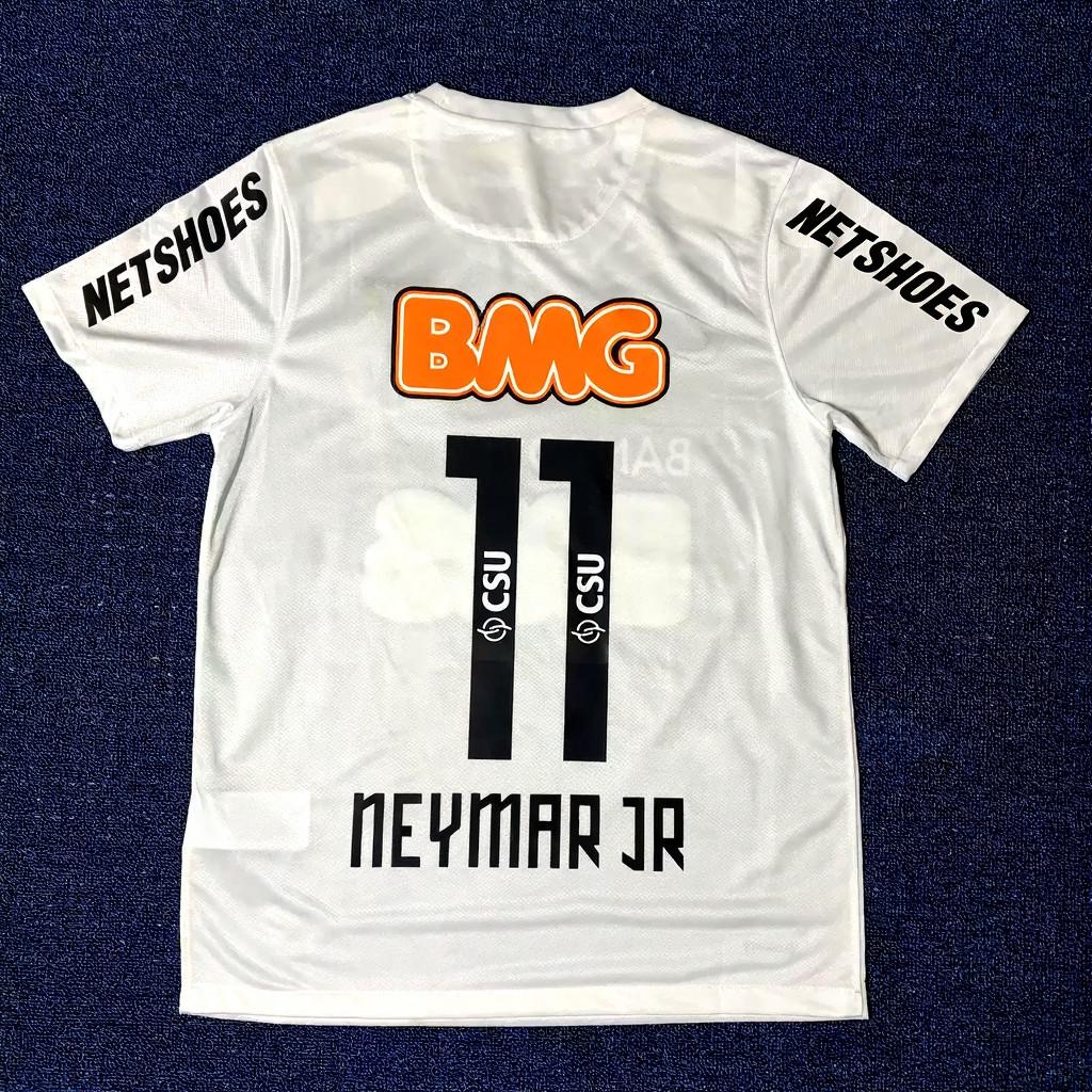 Neymar Jr SIGNED - Santos 12/13 Home Jersey/Shirt - PRINTED AUTOGRAPH