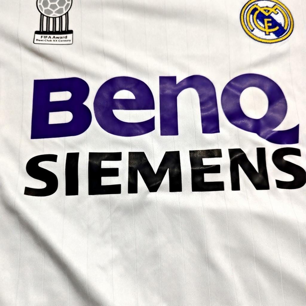 Zinedine Zidane SIGNED - Real Madrid 06/07 Home Jersey/Shirt - PRINTED AUTOGRAPH