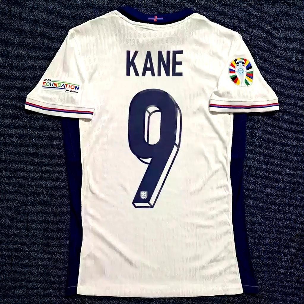 Harry Kane SIGNED - England Euro 2024 Home Jersey/Shirt - PRINTED AUTOGRAPH