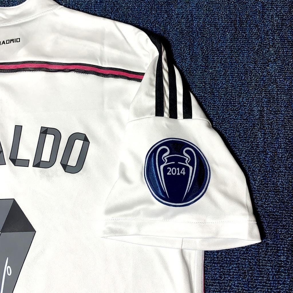 C. Ronaldo Signed - Real Madrid 14/15 Home Jersey/Shirt - Printed Autograph