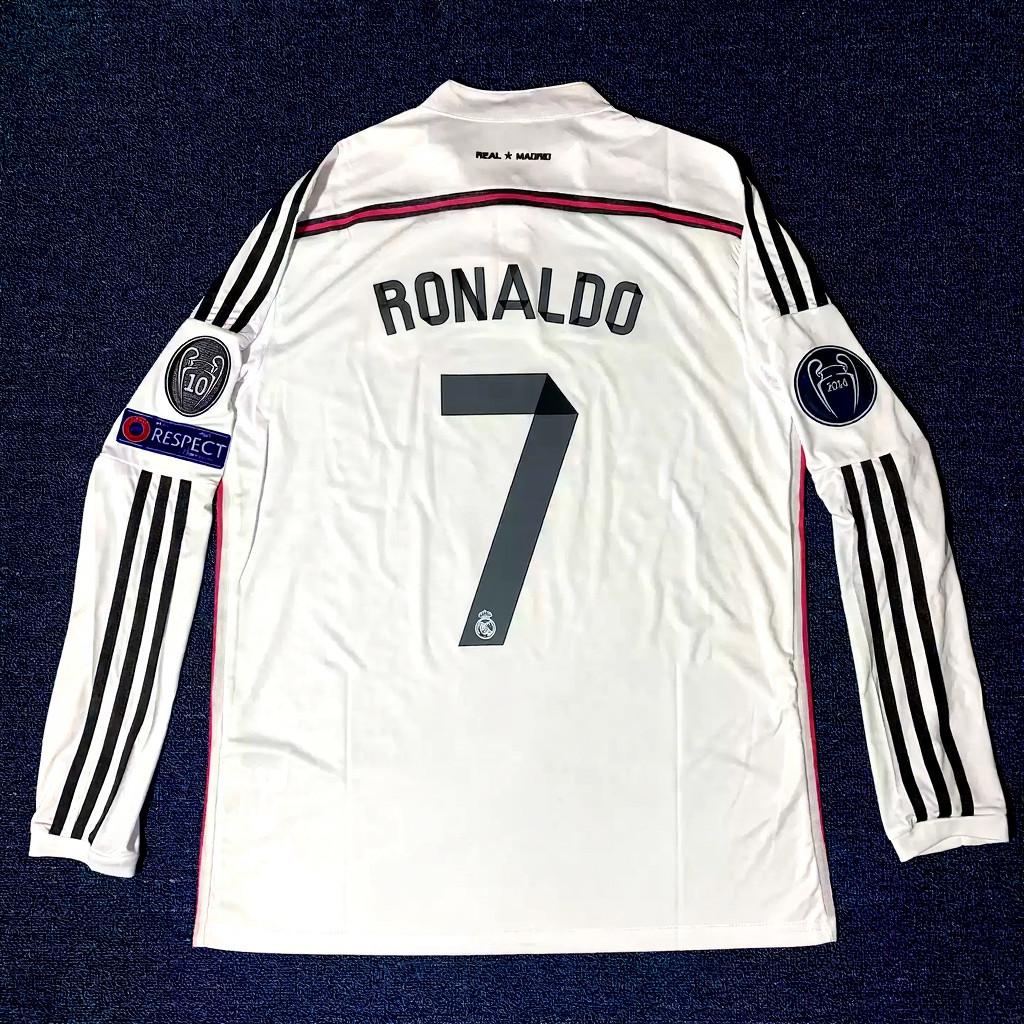 C. Ronaldo Signed - Real Madrid 14/15 Home Jersey/Shirt - Printed Autograph