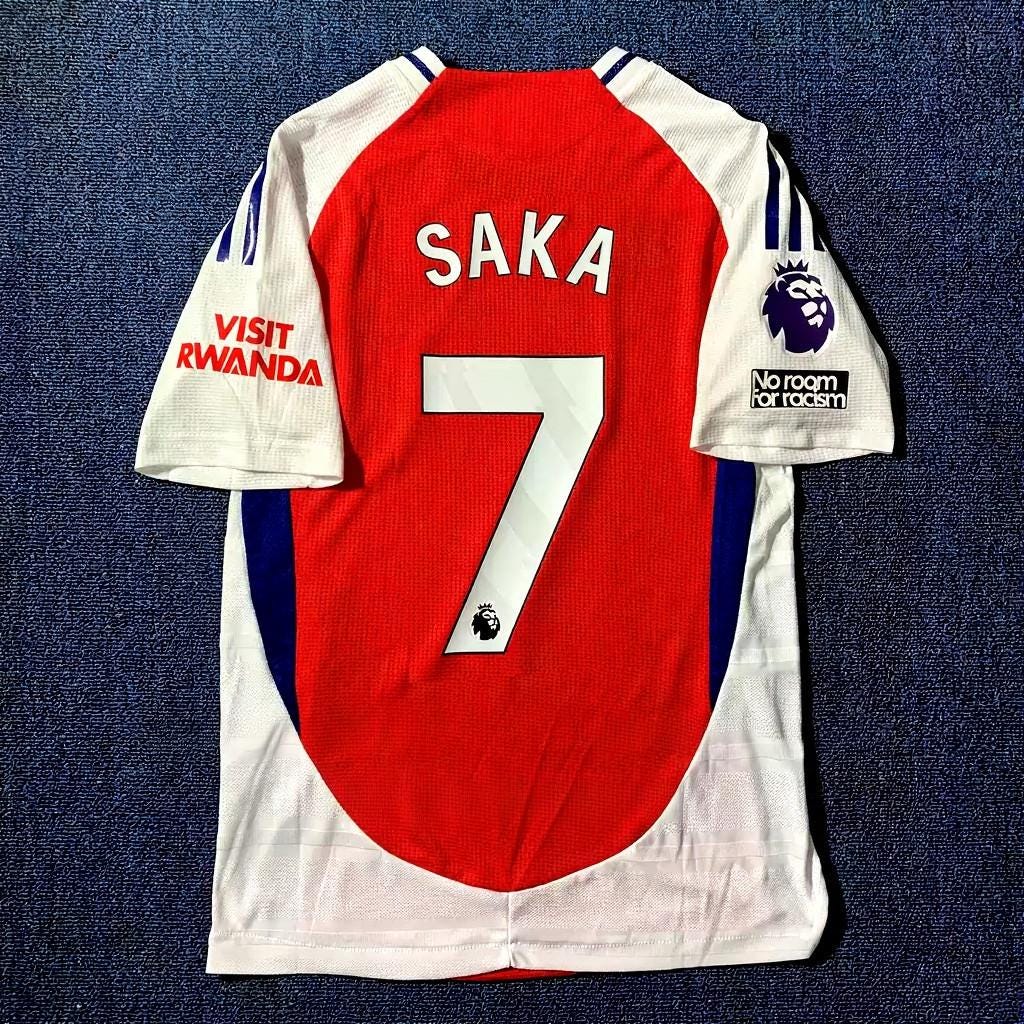 Bukayo Saka SIGNED - Arsenal 24/25 Home Jersey/Shirt - PRINTED AUTOGRAPH
