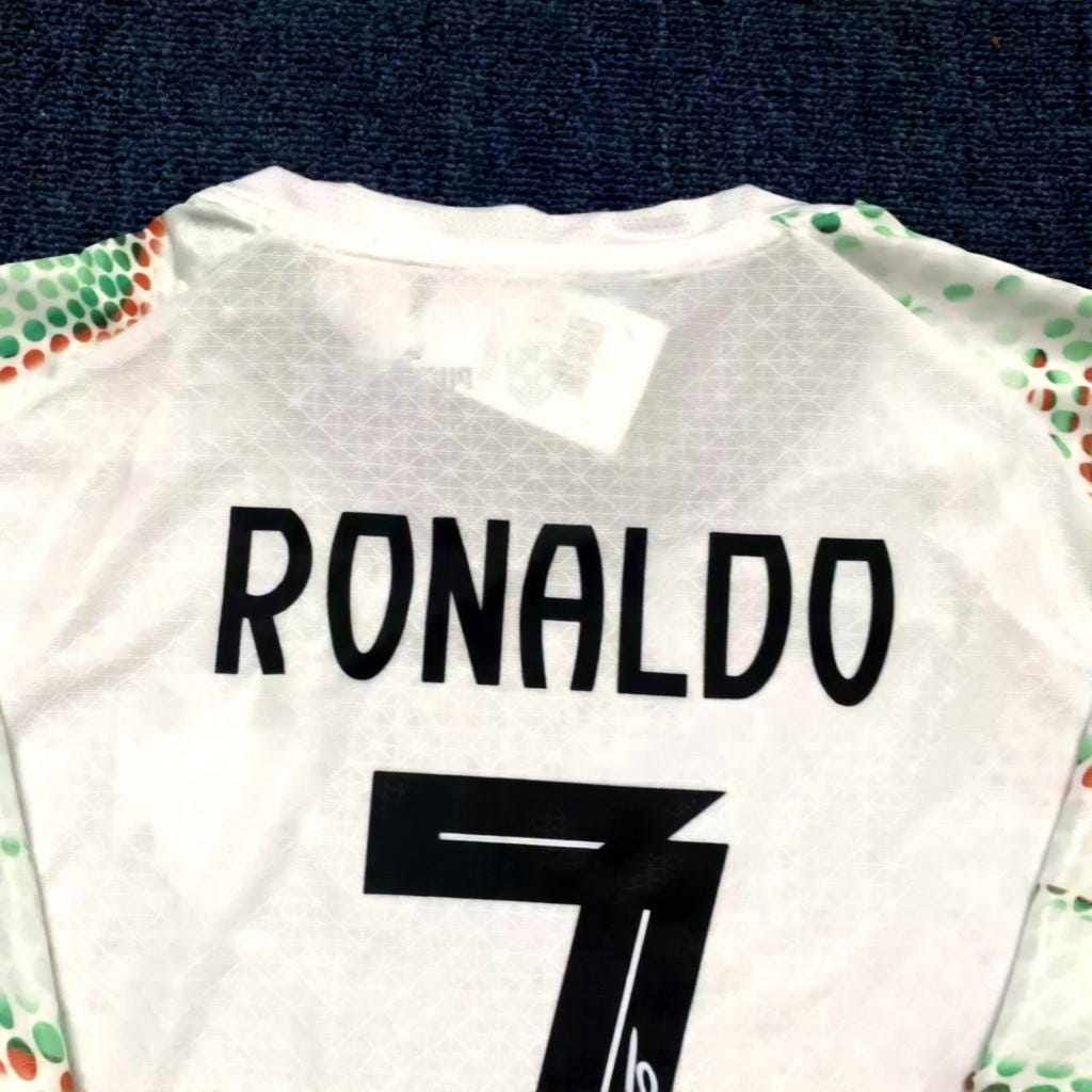 C. Ronaldo Signed - Portugal 25/26 Wc Qual Away Jersey/Shirt - Printed Autograph