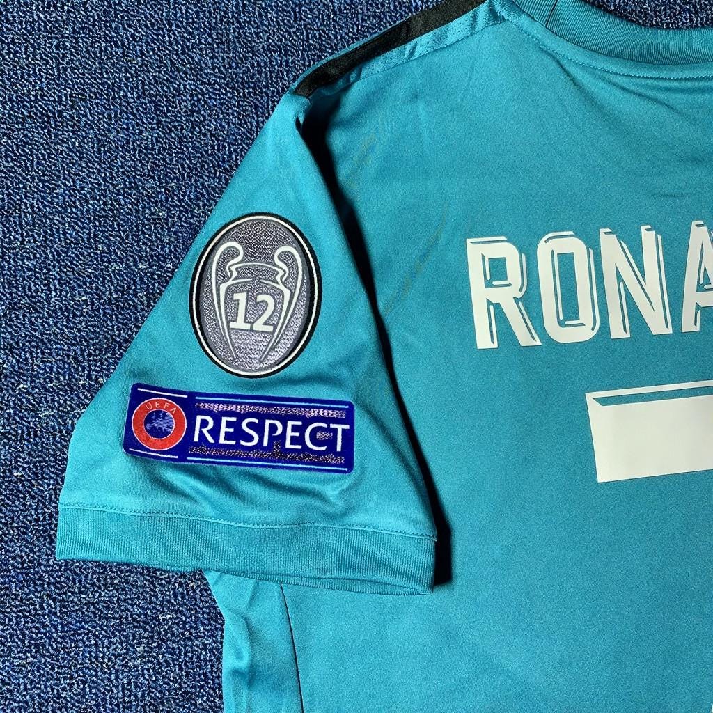 C. Ronaldo Signed - Real Madrid 17/18 Away Jersey/Shirt - Printed Autograph