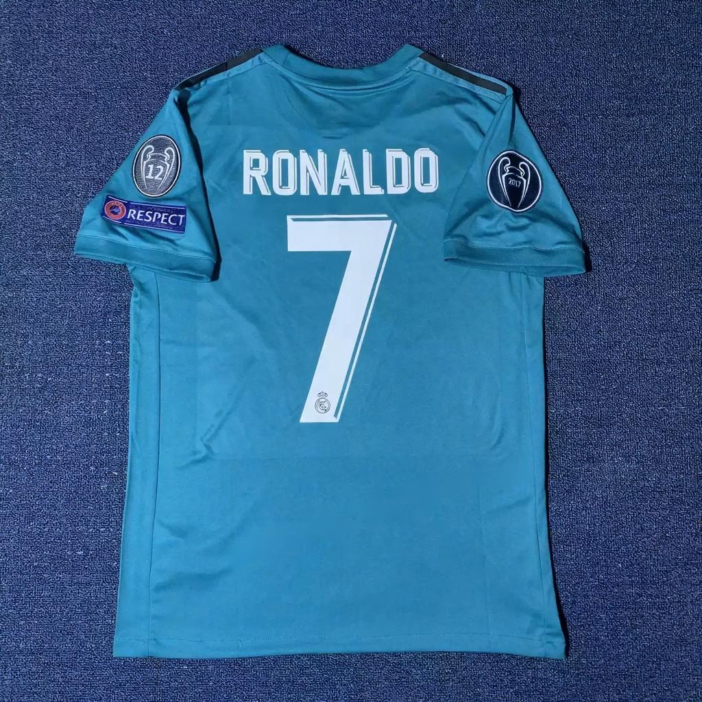 C. Ronaldo Signed - Real Madrid 17/18 Away Jersey/Shirt - Printed Autograph