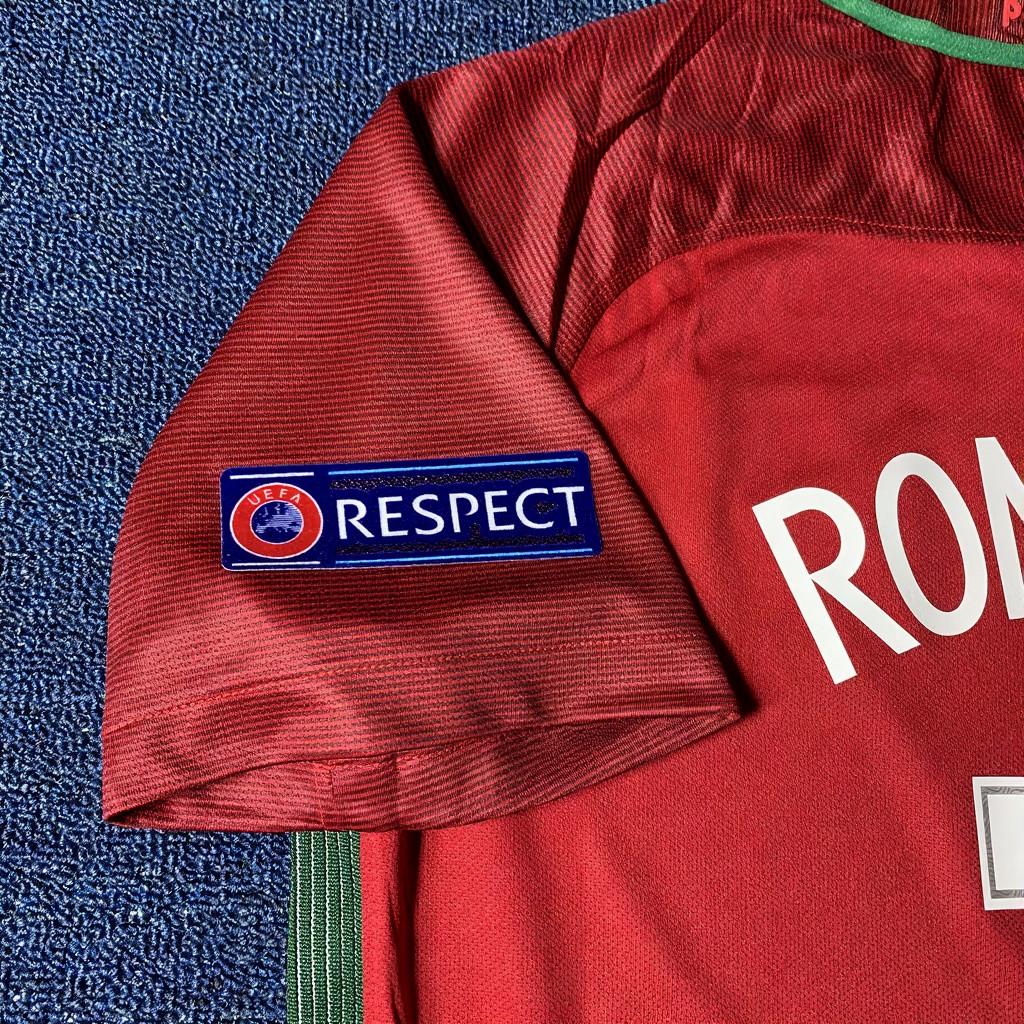 C. Ronaldo Signed - Portugal 2016 Retro Home Jersey/Shirt - Printed Autograph