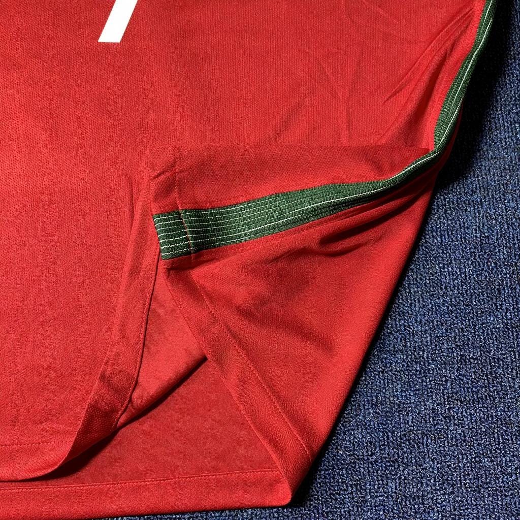 C. Ronaldo Signed - Portugal 2016 Retro Home Jersey/Shirt - Printed Autograph