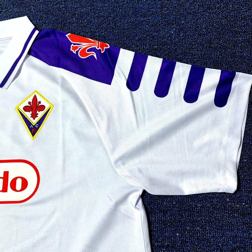 G. Batistuta Signed - Fiorentina 98/99 Away Jersey/Shirt - Printed Autograph