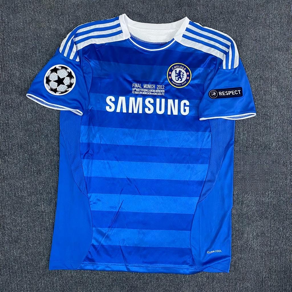 Didier Drogba SIGNED - Chelsea 11/12 Home Jersey/Shirt - PRINTED AUTOGRAPH