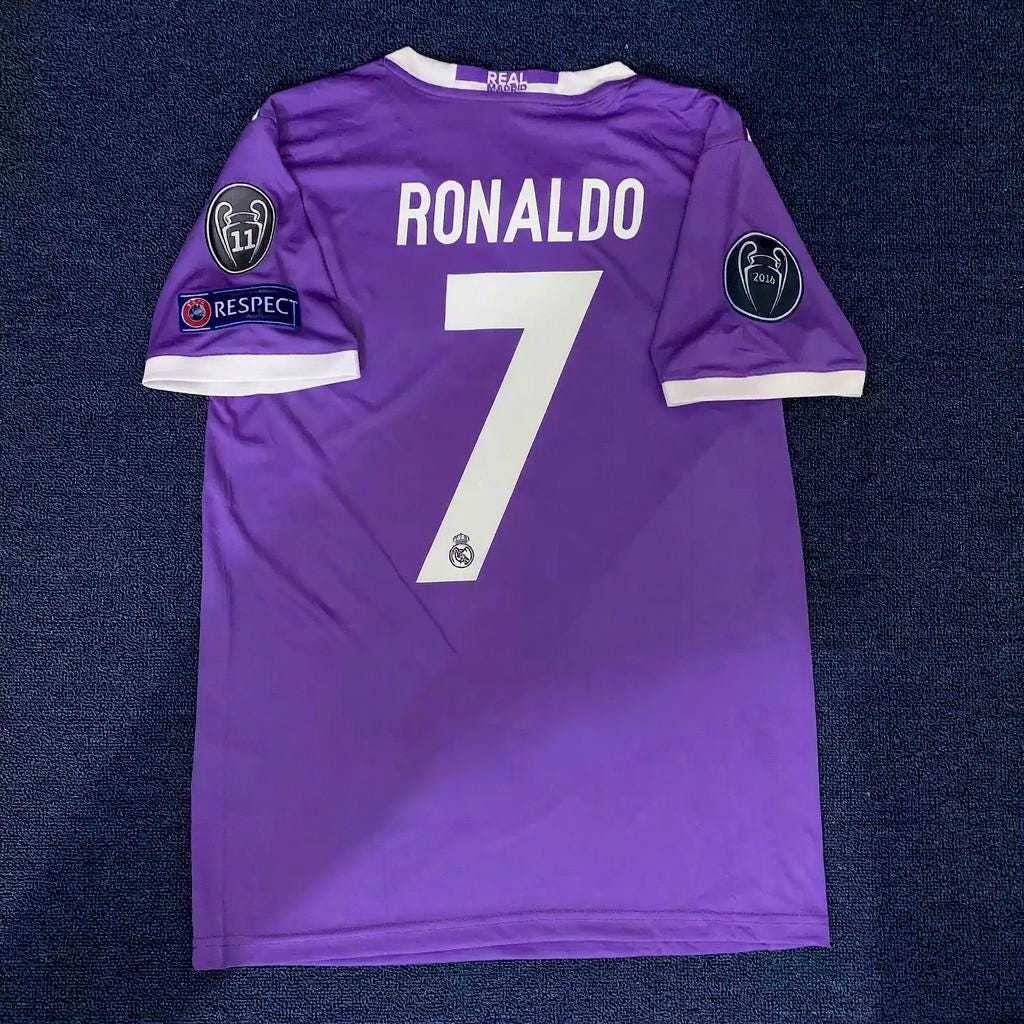 C. Ronaldo Signed - Real Madrid 16/17 Away Jersey/Shirt - Printed Autograph