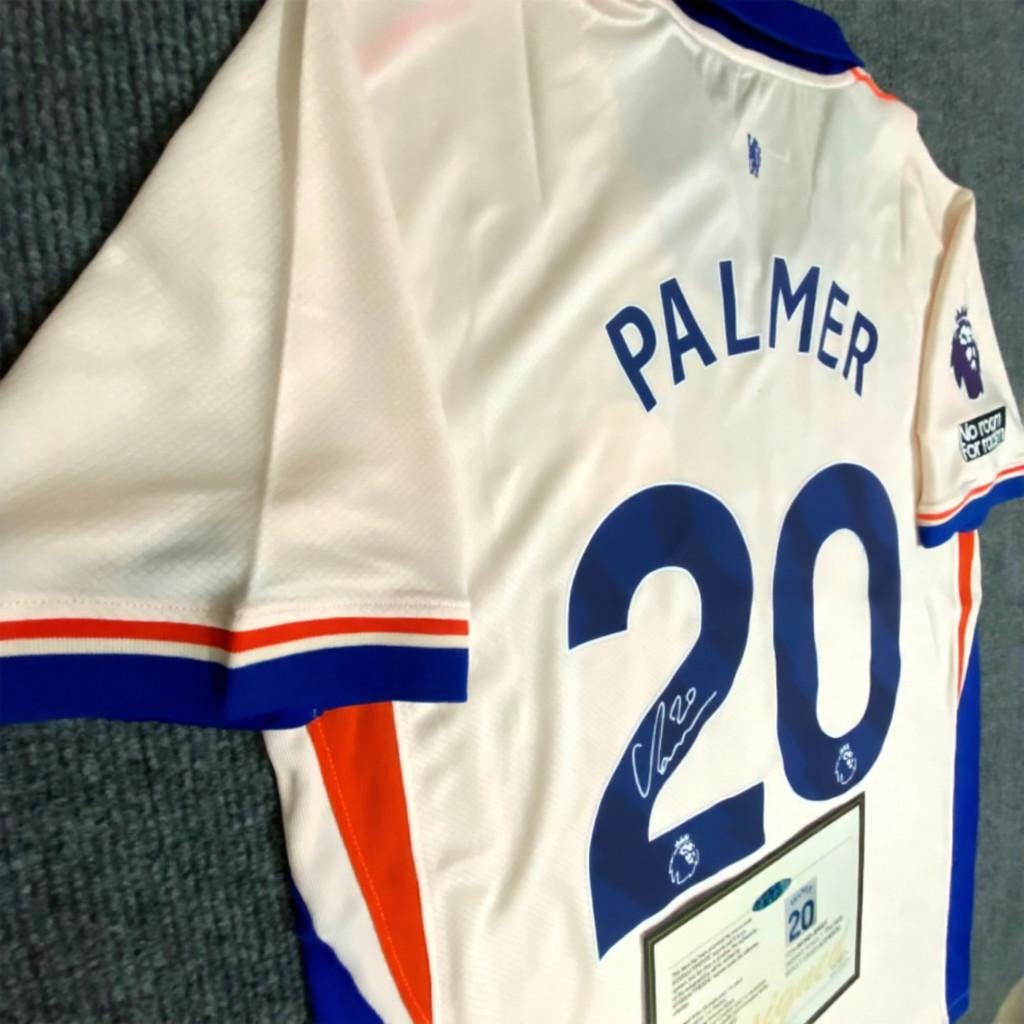 Cole Palmer SIGNED - Chelsea 24/25 Away Jersey/Shirt - PRINTED AUTOGRAPH