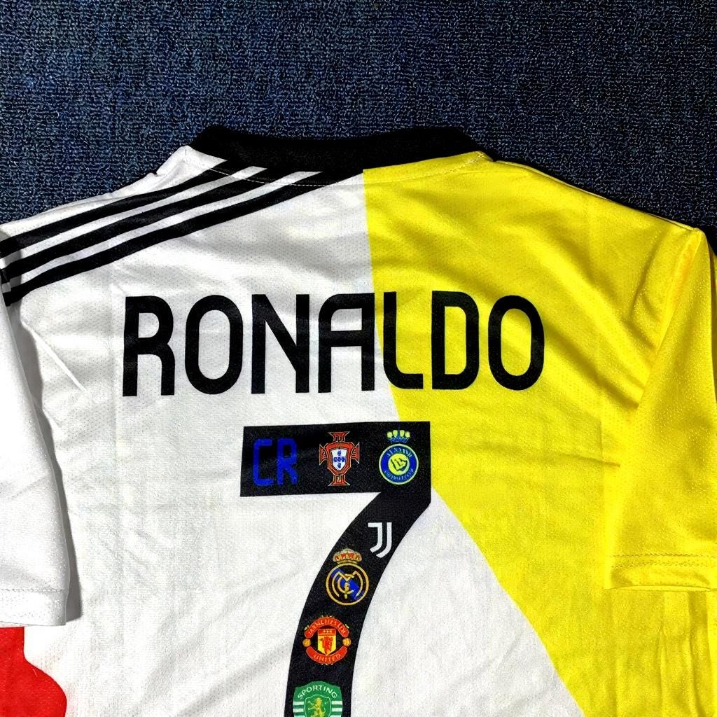 C. Ronaldo SIGNED - Career Journey 2025 Home Jersey/Shirt - PRINTED AUTOGRAPH