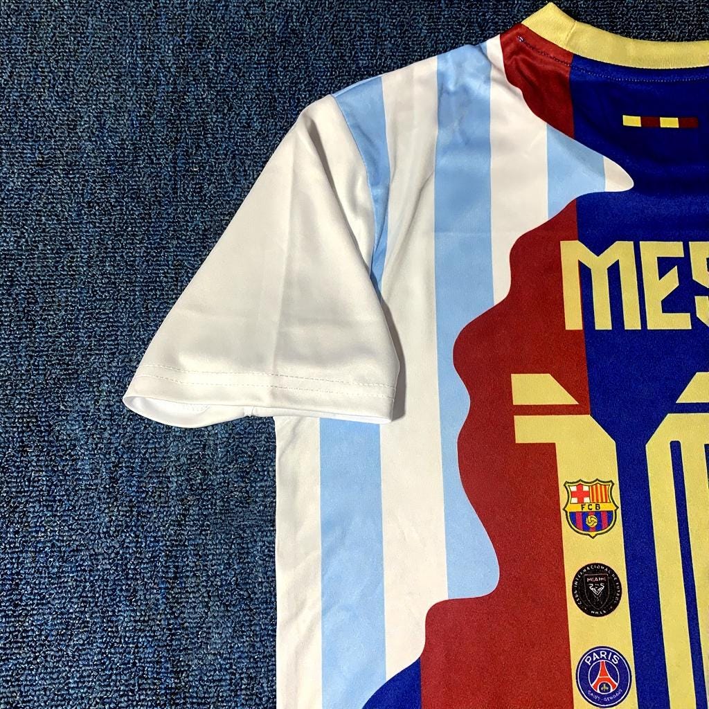 Lionel Messi SIGNED - Career Journey 2025 Home Jersey/Shirt - PRINTED AUTOGRAPH