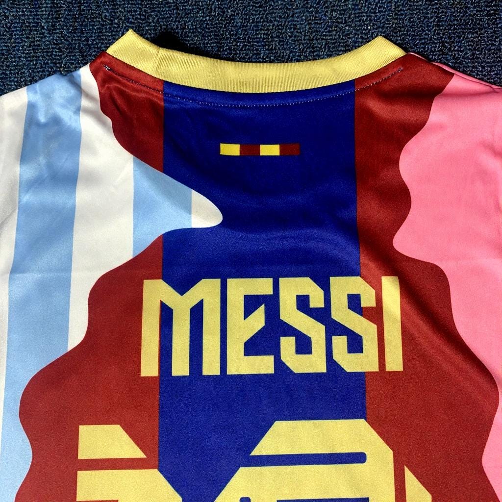 Lionel Messi SIGNED - Career Journey 2025 Home Jersey/Shirt - PRINTED AUTOGRAPH