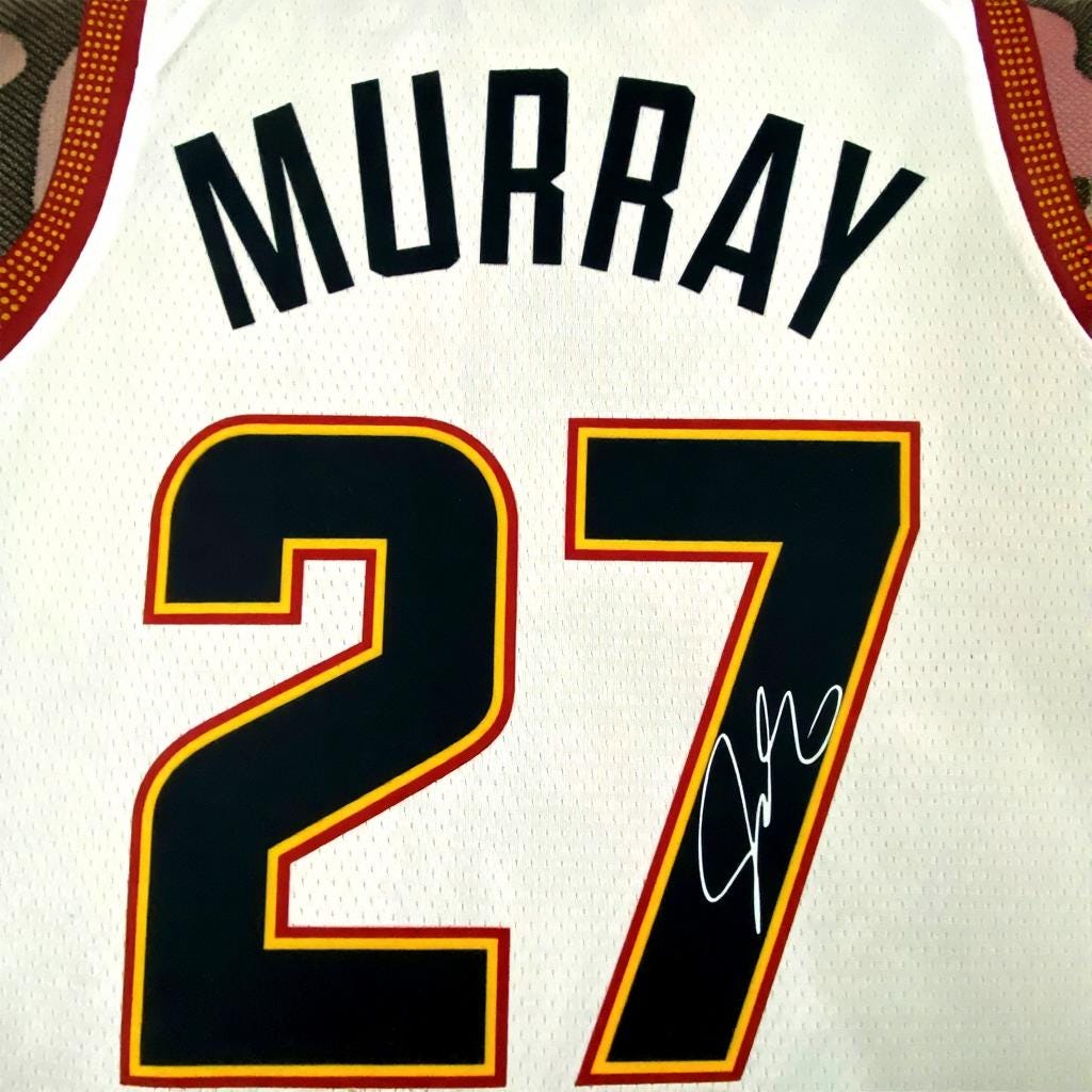 Jamal Murray SIGNED - Denver Nuggets 22/23 Home Jersey/Shirt - PRINTED AUTOGRAPH