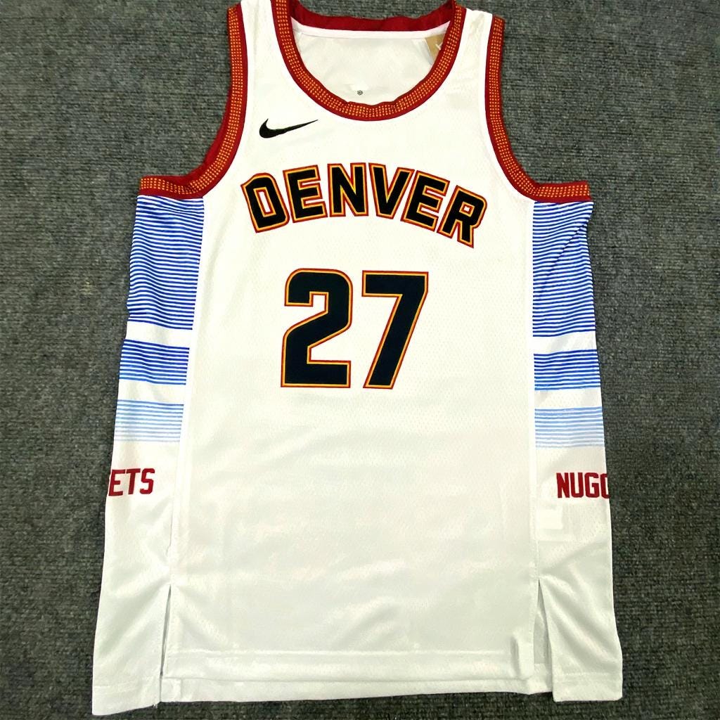 Jamal Murray SIGNED - Denver Nuggets 22/23 Home Jersey/Shirt - PRINTED AUTOGRAPH