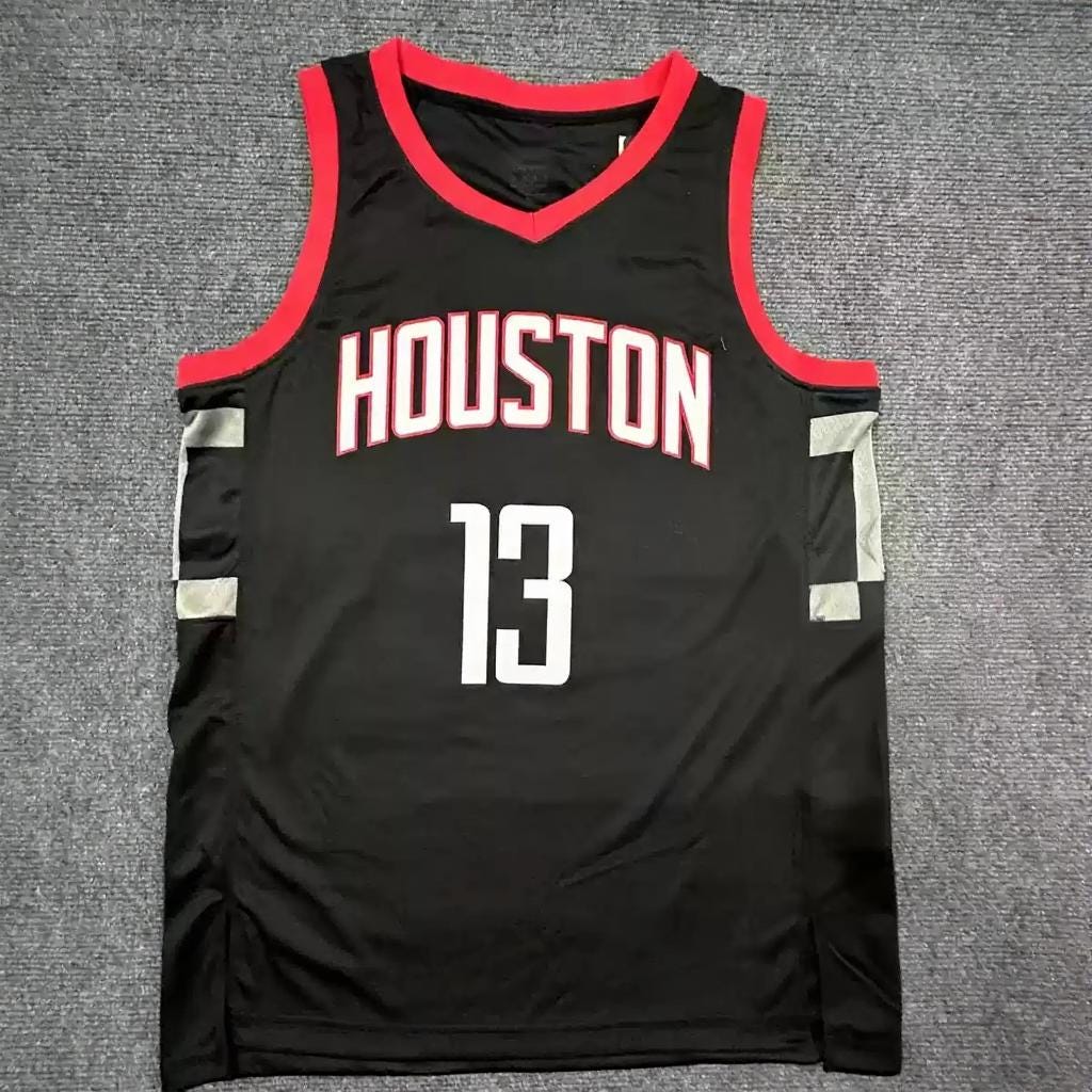 James Harden SIGNED - Houst. Rockets 03/04 Away Jersey/Shirt - PRINTED AUTOGRAPH