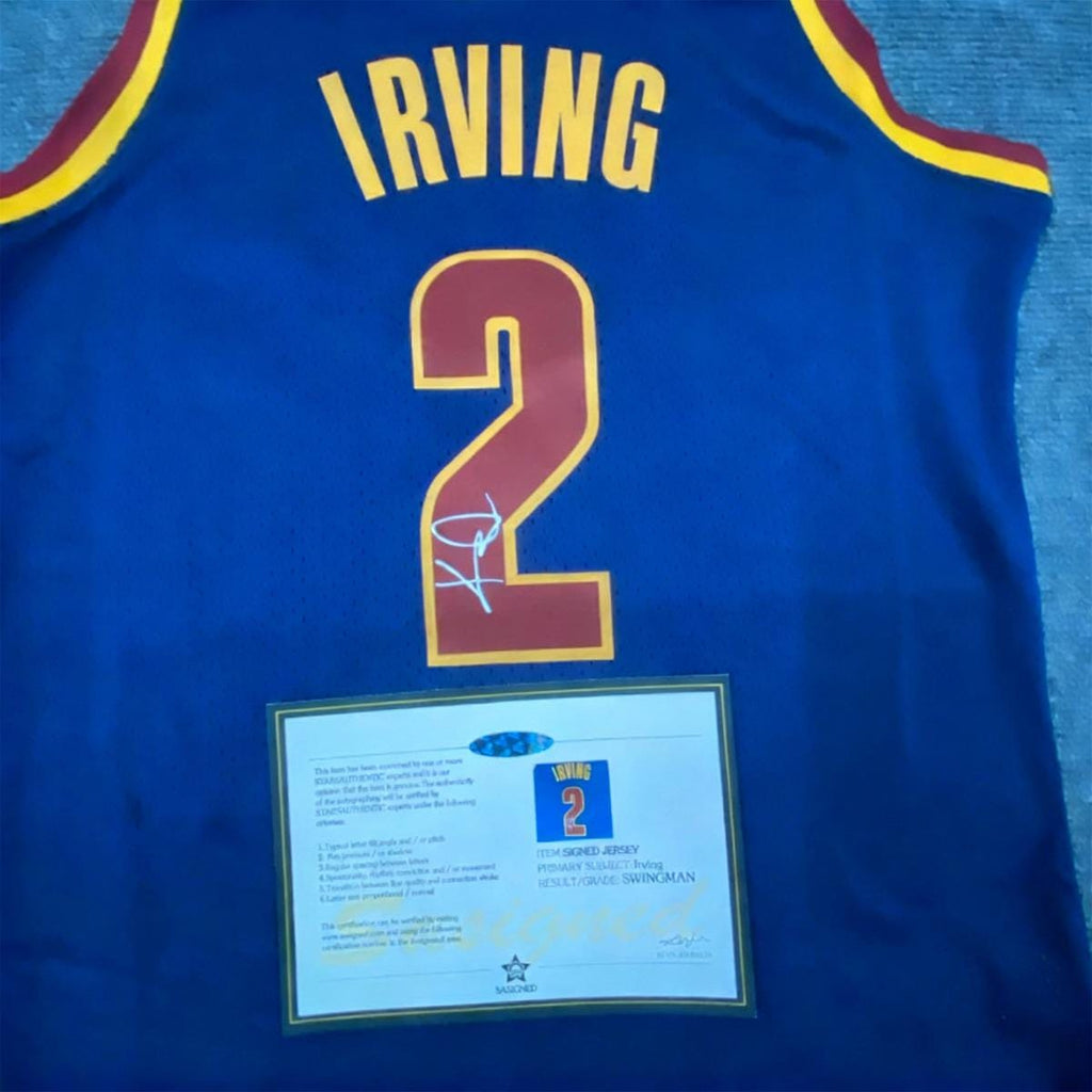 Kyrie Irving SIGNED - Cle. Cavaliers 11/12 Home Jersey/Shirt - PRINTED AUTOGRAPH