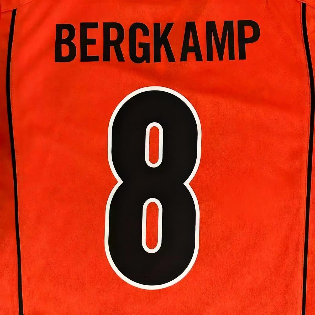 Dennis Bergkamp SIGNED - Netherlands 1998 Home Jersey/Shirt - PRINTED AUTOGRAPH