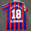 JÜRGEN KLINSMANN | BAYERN MUNICH 95/97 HOME DISPLAY JERSEY | PRINTED SIGNATURE