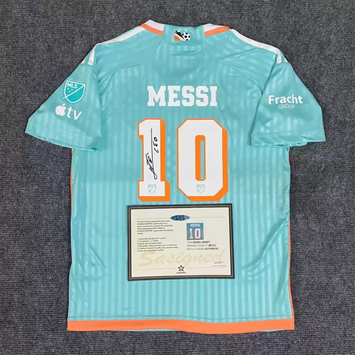 Lionel Messi SIGNED - Inter Miami 24/25 Away Jersey/Shirt - PRINTED AUTOGRAPH