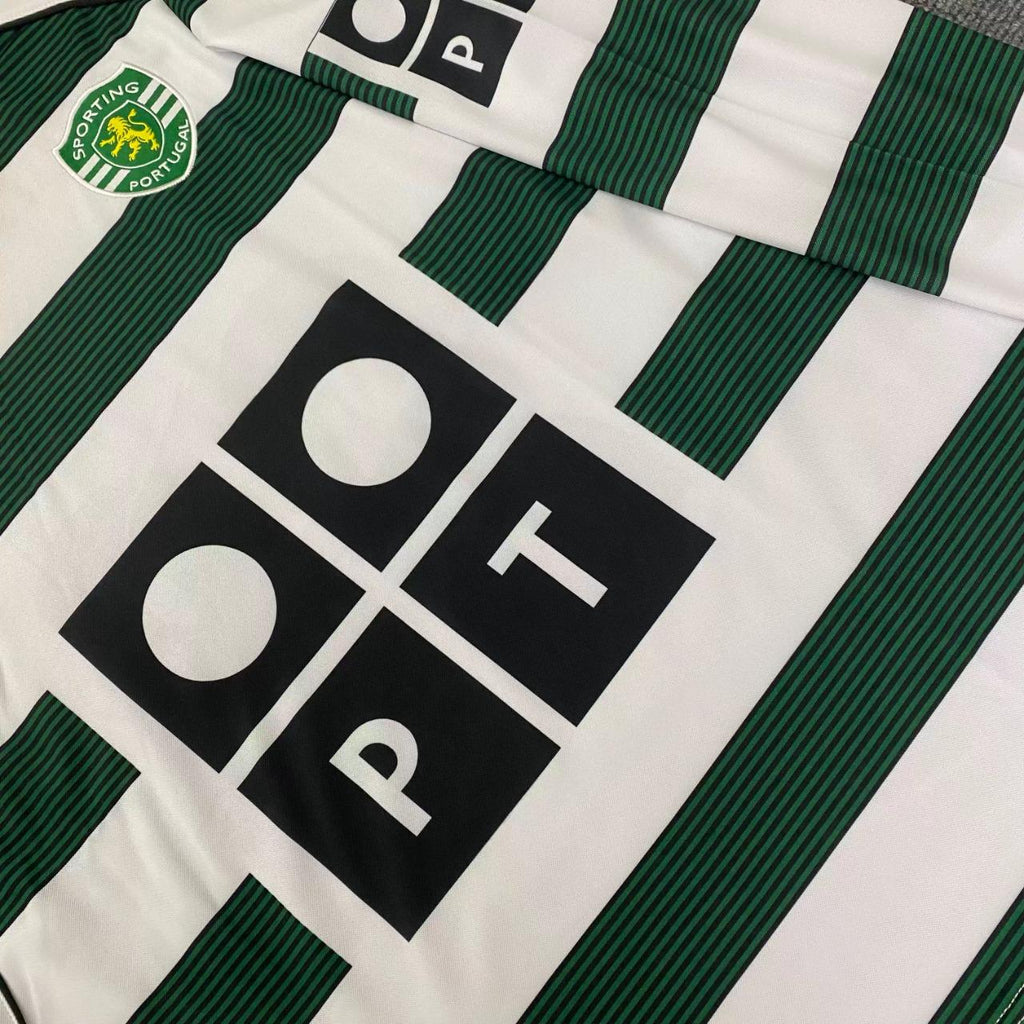 Cristiano Ronaldo SIGNED - Sporting Lisbon 01/03 Home Jersey/Shirt - PRINTED AUTOGRAPH